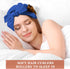 weiwei No Heat Curlers, Overnight Curls No Heat Curling Headband Soft Hair Curler Rollers to Sleep In, 70 Inches Non Heat Hair Wrap Curling Rod Ribbon for Women Long Wave Hair, 9 PCS Gift Set (Blue)