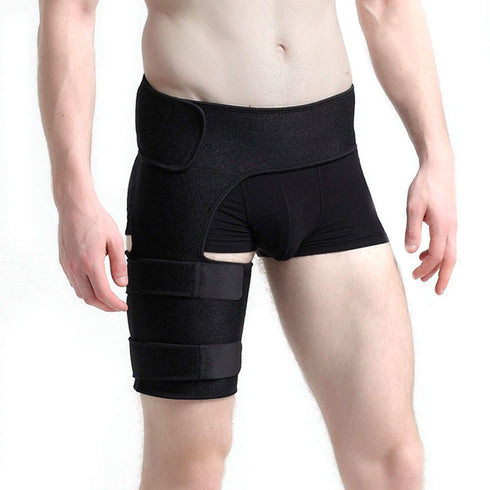 Groin Support Wrap, Adjustable Hip Compression Brace for Sciatica Pain Relief, Thigh Sleeve for Groin Injury
