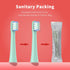 Replacement Toothbrush Heads, Green 6 Pack Compatible with Colgate Hum Connected Smart Battery Toothbrush