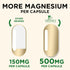 Magnesium Pills Extra Strength 1000mg | 60 Capsules | Chelated for Ultra Absorption | Non-GMO Supplement for Bone,