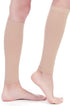 BSERA Calf Compression Sleeve Women, 2 Pairs 15-20mmHg Support Footless Compression Socks for Shin Splints