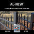 AL-NEW Step 1 Clean, Cleaning Solution for Outdoor Patio Furniture, Garage Doors, 16 Ounce