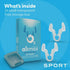 Airmax Sport Nasal Dilator - Small Breathing Aids for Fitness, Running, Pilates - Transparent Two-Pack