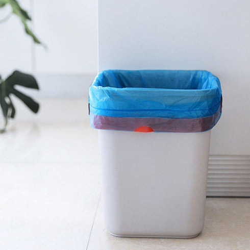 3 Gallon Blue Drawstring Small Trash Bags - 220 Counts Garbage Bags