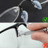 Push-in Eyeglass Nose Pads, 6 Pairs of 15mm Soft Silicone Air Chamber Nose Pads for Glasses