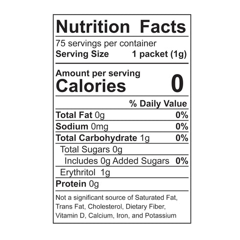 Wholesome! Organic Stevia - 75 Packet(s)