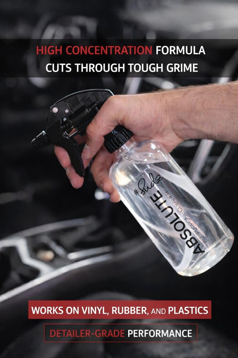 SudzBox 64 oz. Absolute All Purpose Cleaner - Cleans Leather, Fabric, Tires, Wheels, Engine Bay, Vinyl, Shoes, + More