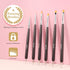 Nail Art Brushes Dual-Head Pen Painting Set, Gel Nail Art Design Tools Include Nail Extension Gel Brush, Liner Brush,