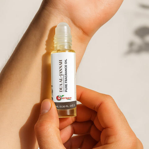 Pack 5 NY Spice Shop Dua Al- Jannah Musk Fragrance of Musk Aroma Profile Artisan Aroma Blend & Travel Friendly Perfume
