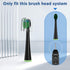 Replacement Toothbrush Heads for Waterpik Sonic Fusion Models (SF-01, SF-02, SF-03, SF-04), 10 Count, Black
