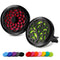 2PCS 30mm Car Aromatherapy Essential Oil Diffuser Black Locket with Vent Clip and 12 Felt Pads