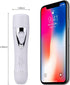 Rechargeable Facial Hair Removal for Women - Painless Nose Ear Eyebrows Trimmer Remover (White 2 in 1)