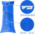 Emesis Bags, Disposable Vomit Bags for Travel Motion Sickness, 12 Pack Blue Nausea Bags