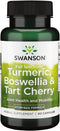 Swanson Full Spectrum Turmeric Boswellia & Tart Cherry, Joint Function & Support, 60 Capsules