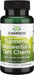 Swanson Full Spectrum Turmeric Boswellia & Tart Cherry, Joint Function & Support, 60 Capsules