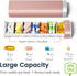 with Leak-Proof Slide Lock | Portable Pill Case for Vitamins & Medications | Large Capacity Weekly Pill Box