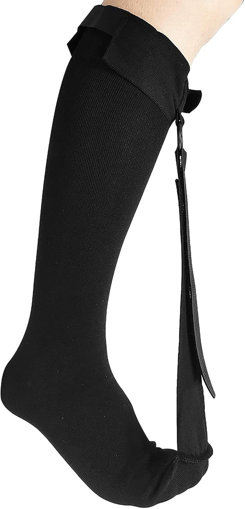 JIAHG Plantar Fasciitis Night Sock Splint Foot Drop Brace Calf Stretcher for Heel