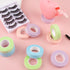 Rolybag Eyelash Extension Tape, 4 Colors, Breathable with Heart Shaped Cutter, Non Woven Makeup Tape Kits (Style A)