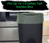 120 Count 13 Gallon Eco-friendly Trash Bags, Medium Green Garbage Bags, Portable Camping Toilet Bags