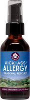 WishGarden Herbs Kick-Ass Allergy - Plant-Based Non-Drowsy Herbal Supplement with Nettle Leaf, Echinacea, 2oz