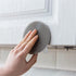 4PCS Silicone Dish Scrubber, Multipurpose Round Reusable Dish Brush for Kitchen Dishes, Gray