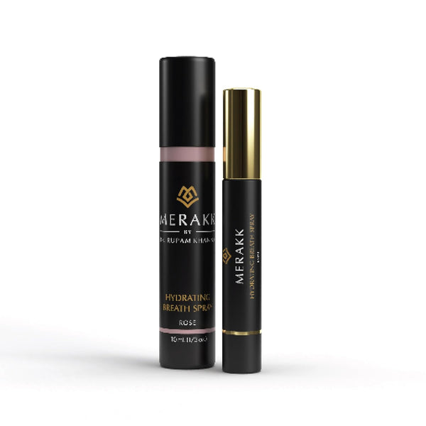 Limited Edition Mini Fresh Breath Spray in Rose - 0.3 fl oz - Sugar-Free, Dentist-Designed Formula with Stevioside,