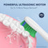ARISSON Sonic Electric Toothbrush, 40,000 VPM Power, 1.5H Fast Charge with 2 Minutes Smart Timer, White