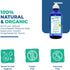 Natural Oil Pulling for Teeth and Gums | Organic Mint Flavored Mouthwash for Bad Breath | 16oz Cobalt Glass Bottle