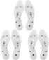 Oumers 3 Pairs Acupressure Magnetic Massage Insoles - Transparent Foot Therapy Reflexology Shoe Insoles (US M:8-11
