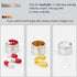 Portable Daily Pill Case, Heavy Duty Aluminium Alloy Round Pill Box, Waterproof Travel Pill Organizer