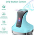 Relaxation,108 4 Electric Head Massager, Cordless Portable Body Massage for Deep Kneading Nodes Soft Silicone Massage
