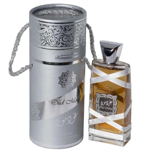 Oud Mood Reminiscence Eau de Parfum Spray for Unisex, 3.4 Ounce by Lattafa