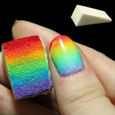 yueton Pack of 24 Nail Art Soft Sponge Polish Transfer Tools