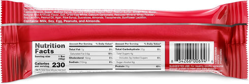 BSN Protein Crisp Bar - Gluten Free Protein Snack Bars, Peanut Butter Crunch, 12 Count (Packaging May Vary)