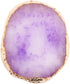JASSINS Resin Nail Art Palette, Nail Art Painting Mixed Color Palette, Gold Edge Nail Gel Color Makeup Display Board