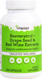 Vitacost Resveratrol + Grape Seed & Red Wine Extracts, 240 Capsules