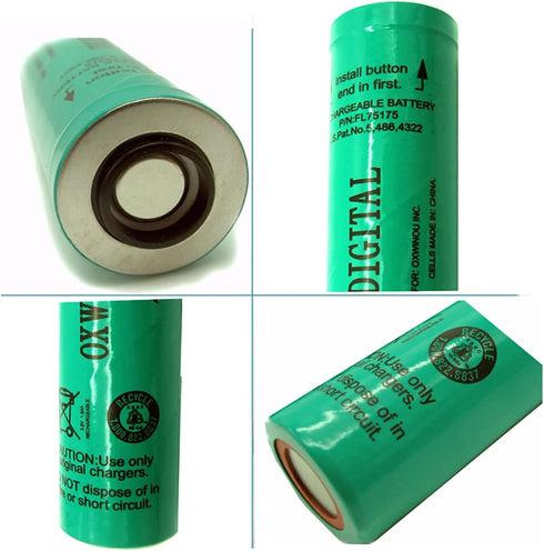 Compatible with Streamlight 75175 Battery, Streamlight Batteries 75375, Rechargeable Battery 1-Pack