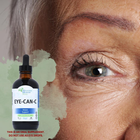 Mountain Meadow Herbs Eye-Can-C Herbal Vision & Eye Support Supplement, 4.0 Oz for Eye Wellness