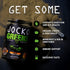 Jocko Fuel Greens Powder (Peach Flavor), Organic Greens & Superfood Powder for Healthy Green Juice, 30 Servings