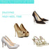 Heel Cushion Inserts, Heel Grips Shoe Pads for Women, Anti Slip Back of Loose Heel Shoes for High Heels (10 Pcs)