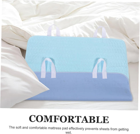 YOSADIER Washable Bed Pad for Adults and Reusable Changing Pad Liner with Handles Absorbent Protective Mattress Cover