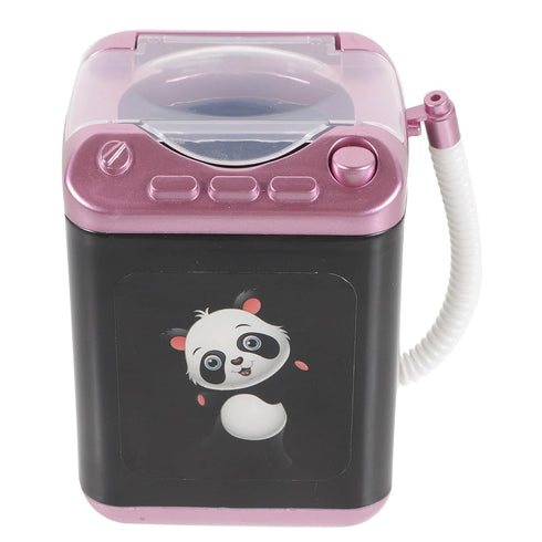 Mini Makeup Brush Cleaner Device, Plastic Electric Automatic Power Washer Sponge Cleaning Machine for Women Girls.