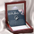 Luxe Gifting Birth Mom Necklace Message Card Box Forever Love Mahogany - From The Moment We Met - Appreciation
