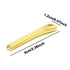 Honbay 6PCS Mini Zinc Alloy Makeup Spatula, Cosmetic Facial Cream Spoon for Mixing Makeup