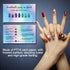 Press-On Nail Application Instructions Cards - Nail Aftercare Instructions Cards, 50 Pack, DIY Press-On Nail Kit