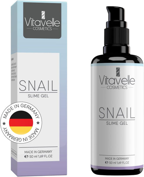 Snail Mucin Moisturizer Gel for Face, Anti-Aging Collagen-Boosting Snail Gel for All Skin Types