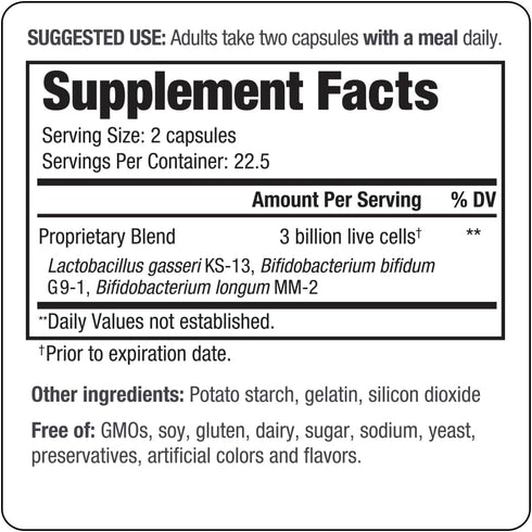 Kyo-Dophilus Daily Probiotic, 45 Capsules, Immune & Digestive Support (Packaging may vary)
