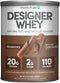 Designer Wellness Designer Whey Natural 100% Whey Protein Powder with Probiotics, Fiber, Key B-Vitamins, Gluten-free,