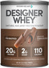 Designer Wellness Designer Whey Natural 100% Whey Protein Powder with Probiotics, Fiber, Key B-Vitamins, Gluten-free,