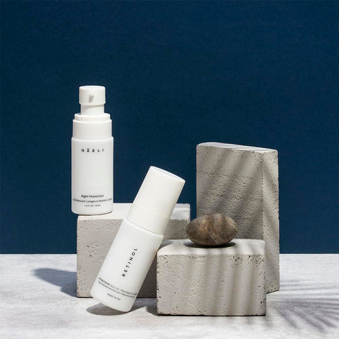 Retinoid Cream - 4.25% Retinol Night Moisturizer for Face & Neck with Collagen, Peptides & Hyaluronic Acid, 1.4 oz